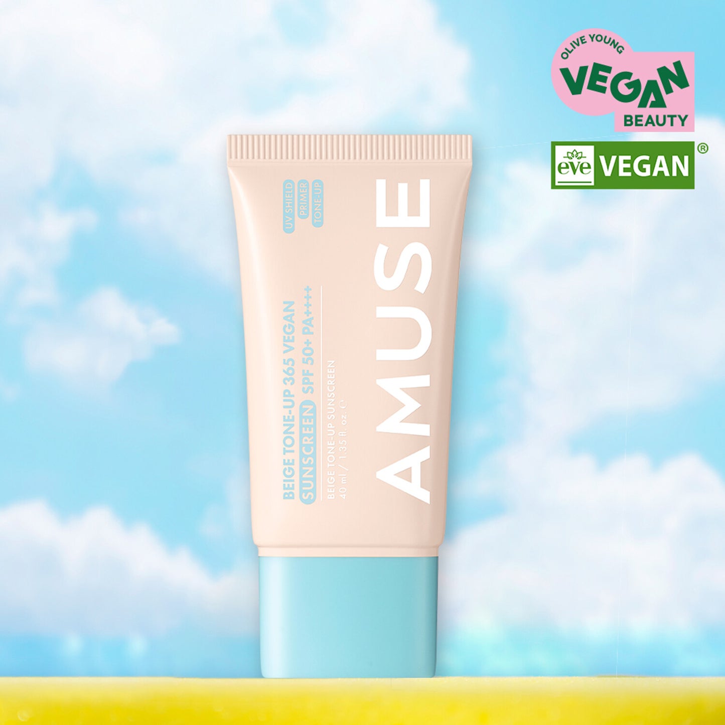Amuse Sunscreen 365 Vegan Sun Cream 40ml